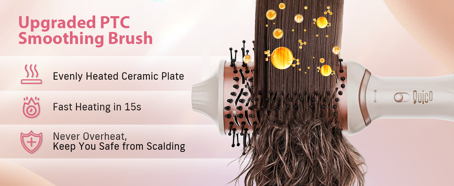 Hair dryer brush