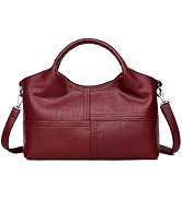 FSD. WG Leather Shoulder Bags Purses and Handbags for Women Top Handle Tote Satchel Ladies Hobo Bags