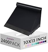 Fuxury 2000 Pcs 10x13" Poly Mailers,Waterproof Mailing Envelopes for Clothing, Strong Adhesive Po...