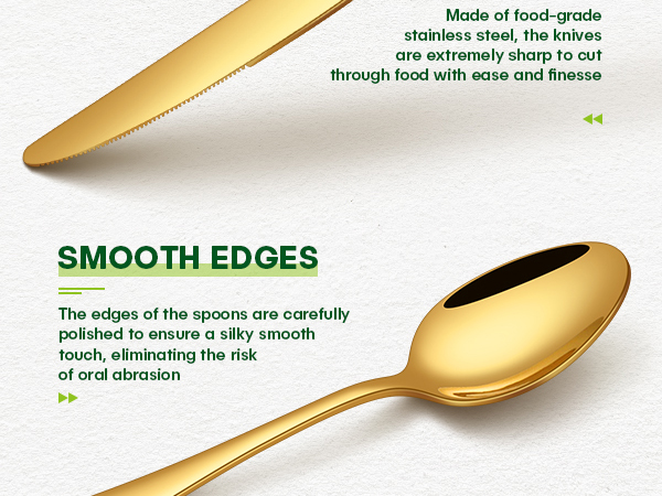 stainless steel utensils set