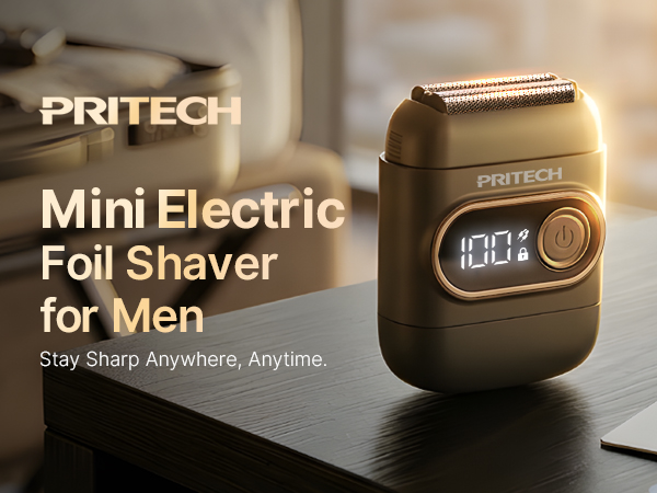 Mini Electric Foil Shaver for Men,Stay Sharp Anywhere, Anytime.