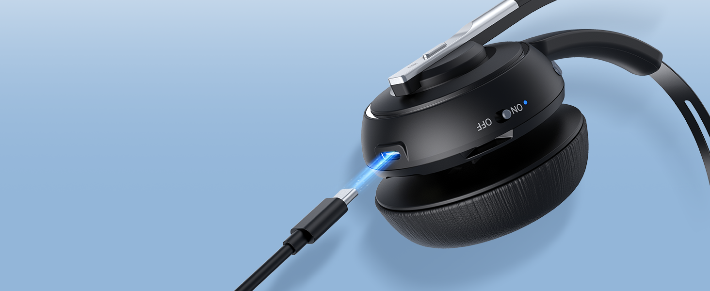 wfh headset usb headset with microphone for pc wireless bluetooth headset with noise cancellation