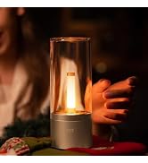 Rechargeable Battery Operated Bedside Lamp, Small Cordless Table Lamp, Dimmable LED Night Light f...
