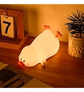 ZKLiLi Night Light for Kids Lamp, 16 Colors Duck Lamp Cute, Dimmable Baby Night Lights for Nurser...