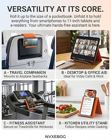 Portable Foldable Silicone Phone Holder