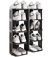 Shoe Racks for Front Door Entrance, 10 Tiers Stackable Shoe Rack Free Standing Plastic Shoe Stand...