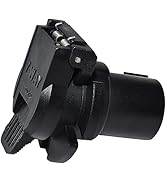 Oyviny USCAR to RV 7 Way Trailer Plug Adapter, Twist Lock Vehicle Side USCAR 7 Way Plug for GM/Ch...
