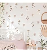 YouRfocus Daisy Wall Decals | 84 PCS Boho Flower Stickers for Girls' Rooms, Playrooms, and Nurser...
