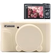 Frevyve Case for Canon PowerShot SX740 HS, SX730 HS Camera, Soft Silicone Protective Case, Slim F...