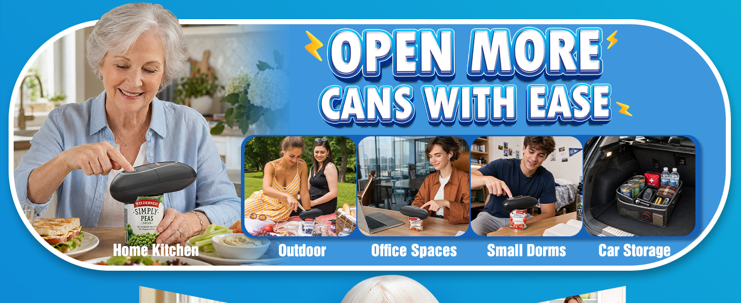 one touch can opener, arthritic hands