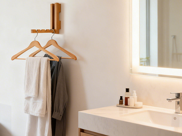 Wood Wall Mounted Clothes Drying Rack