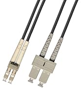 RiteAV 3M (9.84ft) LC-SC Outdoor Armored Fiber Optic Cable Duplex Multimode 50/125 10Gb Gigabit J...