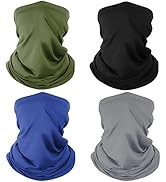 Neck Gaiter Bandana Face Mask: Sun Cooling Scarf Gator Cover Head for Men Women