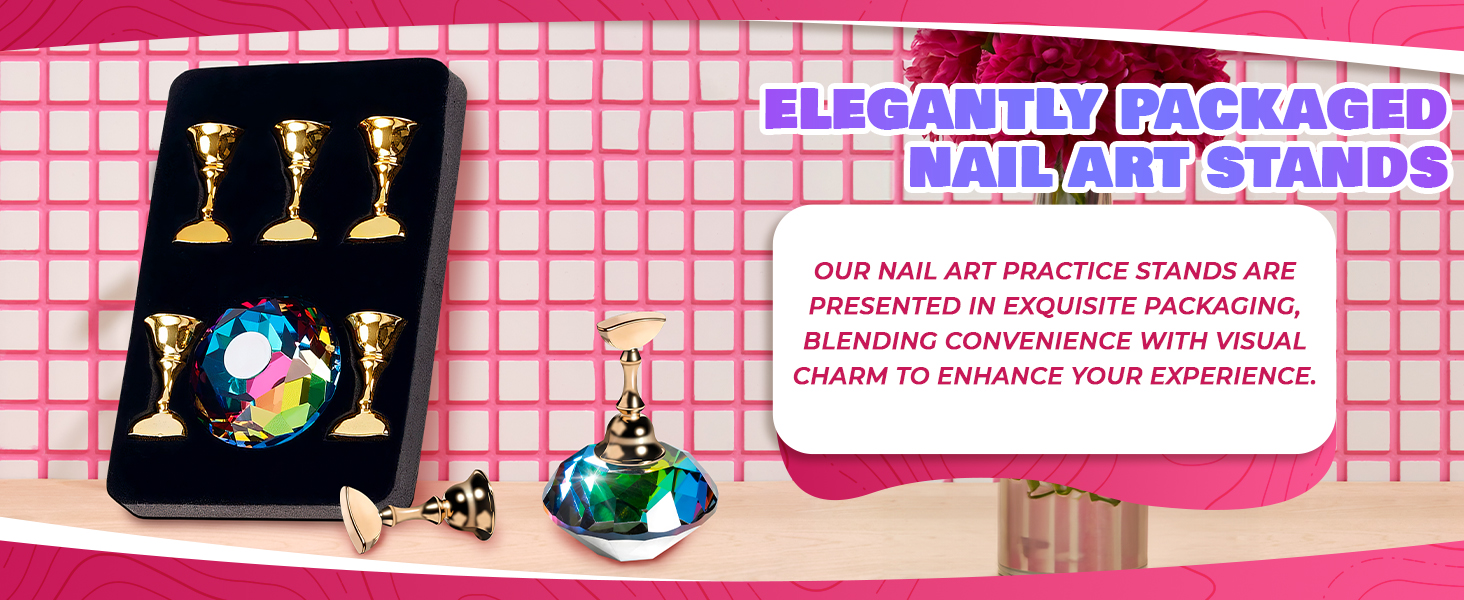 Nail Art Practice Stands