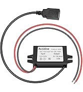 Acridine 12V 24V DC to 5V 3A USB Female DC Converter Adapter Buck Module