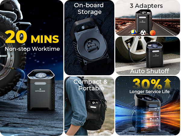 Cordless Portable Tire inflator