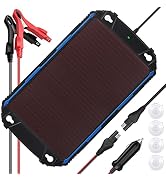 Waterproof 5W 12V Solar Battery Charger & Maintainer Pro - Built-in Intelligent MPPT Charge Contr...