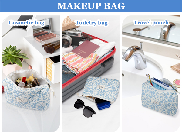 MAKEUP BAG FOR WOMEN GIRLS