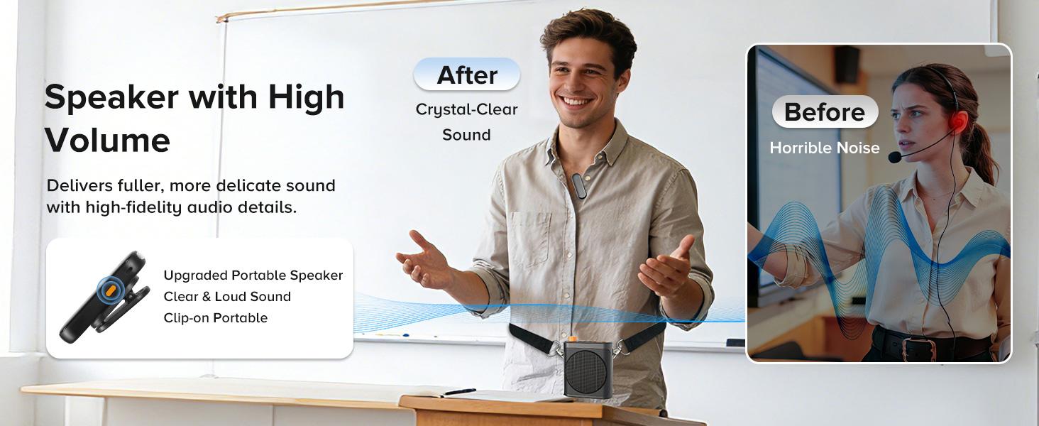 voice amplifier wireless microphone