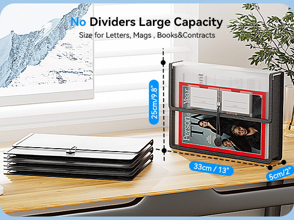 ThinkTex Plastic Expanding File Folder