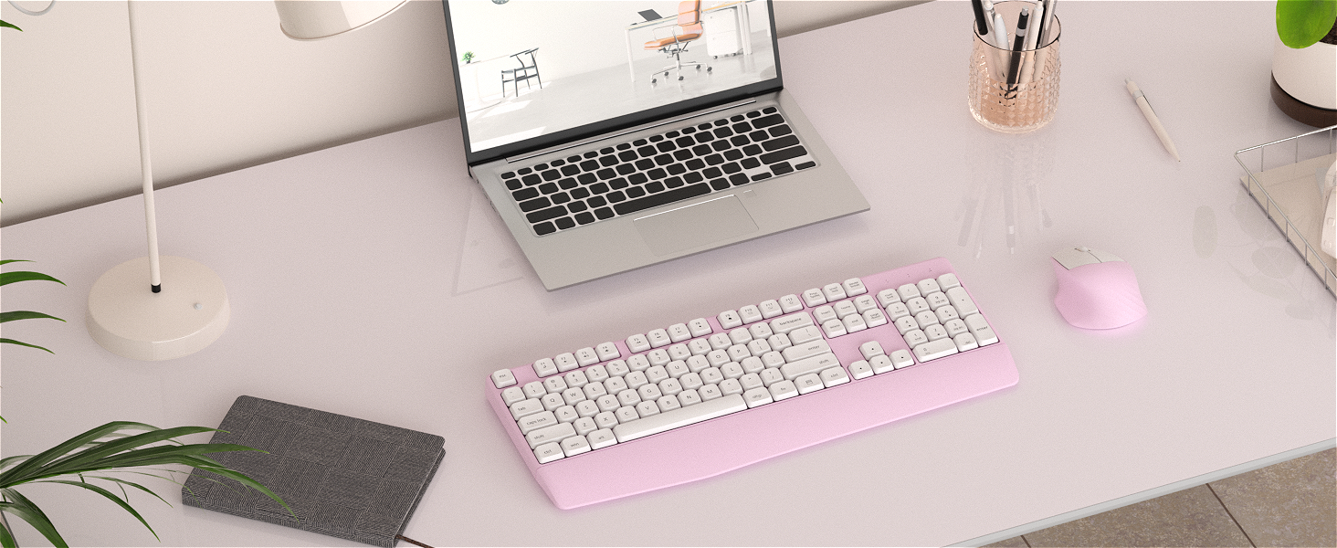 purple wireless keyboard