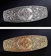 KKJOY Metal Celtic Knot Barrettes Vintage Witches Knot Hair Clips Hand Crafted Spring Clip Hair P...