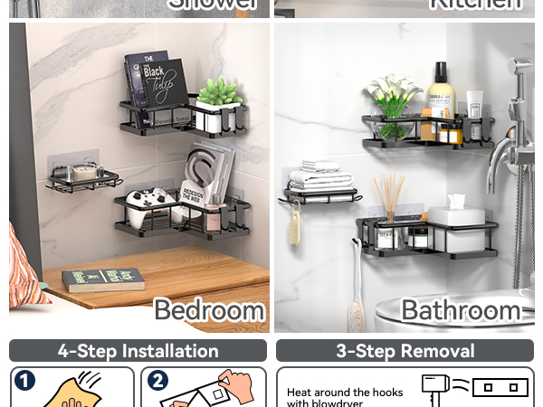 Corner Shower Caddy Organizer