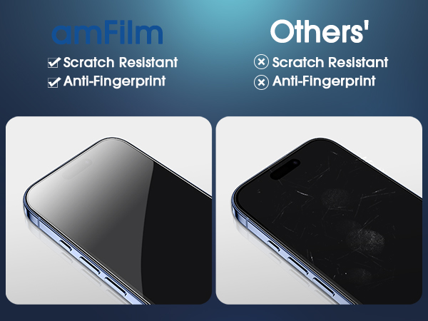 amFilm OneTouch Magnetic for 18 Pro 6.3" screen protector Tempered Glass