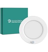 DODOPEN Motion Sensor Ceiling Light Hardwired, 7.5 Inch 3000K 4000K 6000K Selectable LED Flush Mo...