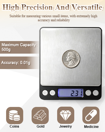 jewelry scale gold scale coin scale gram scale 0.01g accuracy digital scale grams precision scale