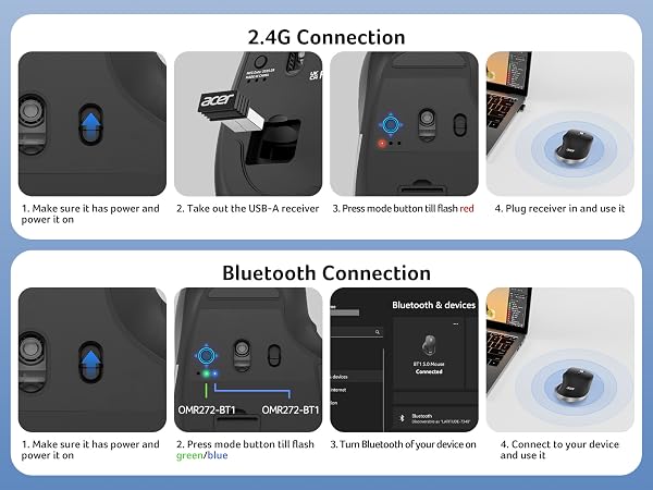 ergonomic wireless mouse