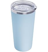 GGQ 20oz Travel Coffee Tumbler Food-Grade 304 Stainless Steel Vacuum Insulated Double Wall Leak-P...