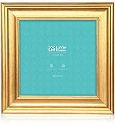 LaVie Home 8x8 Picture Frames (1 Pack, Gold) Square Photo Frame Set with High Definition Glass fo...