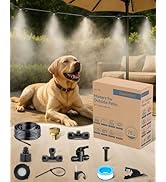 Misters for Outside Patio – 28 FT Water Misting Cooling System, DIY Outdoor Cooling Mister Kit wi...