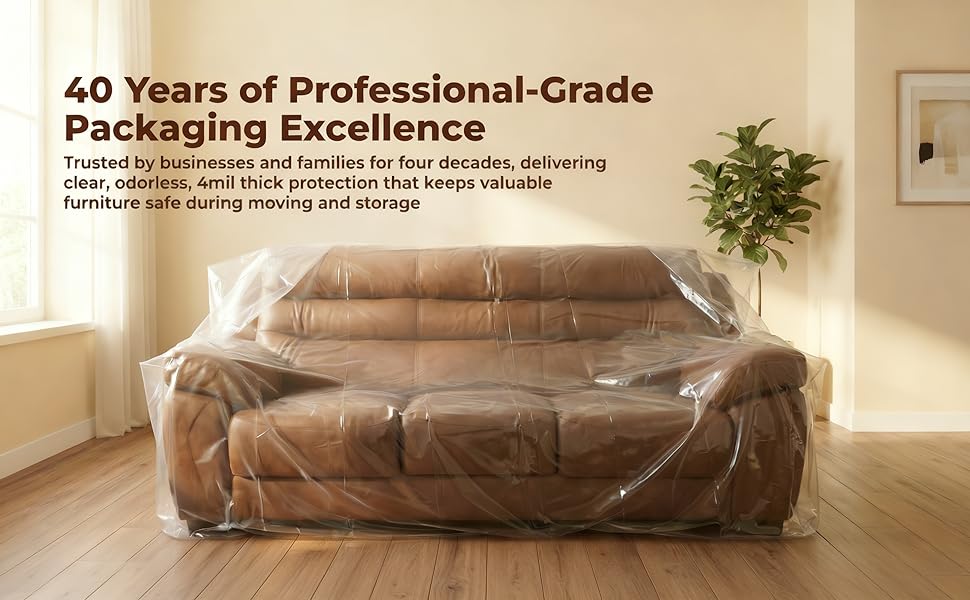 plastic couch cover, sofa cover for moving, couch cover for moving, furniture covers for moving