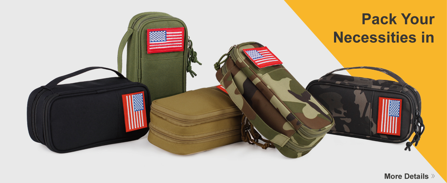 Tactical Pencil Case for Boy,Large Capacity Pencil Pouch,Marker Organizer Case Pen Box