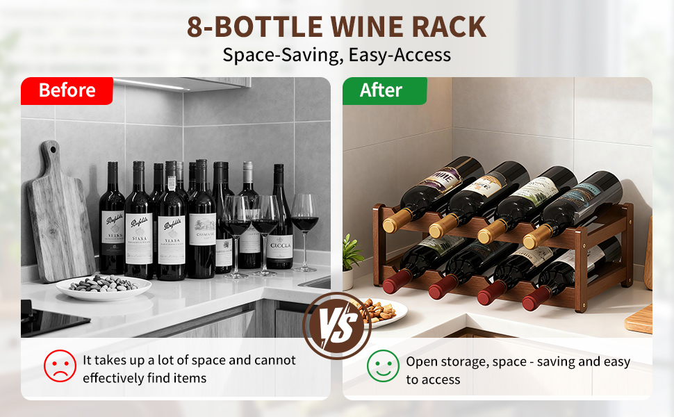 2 wine holder countertop