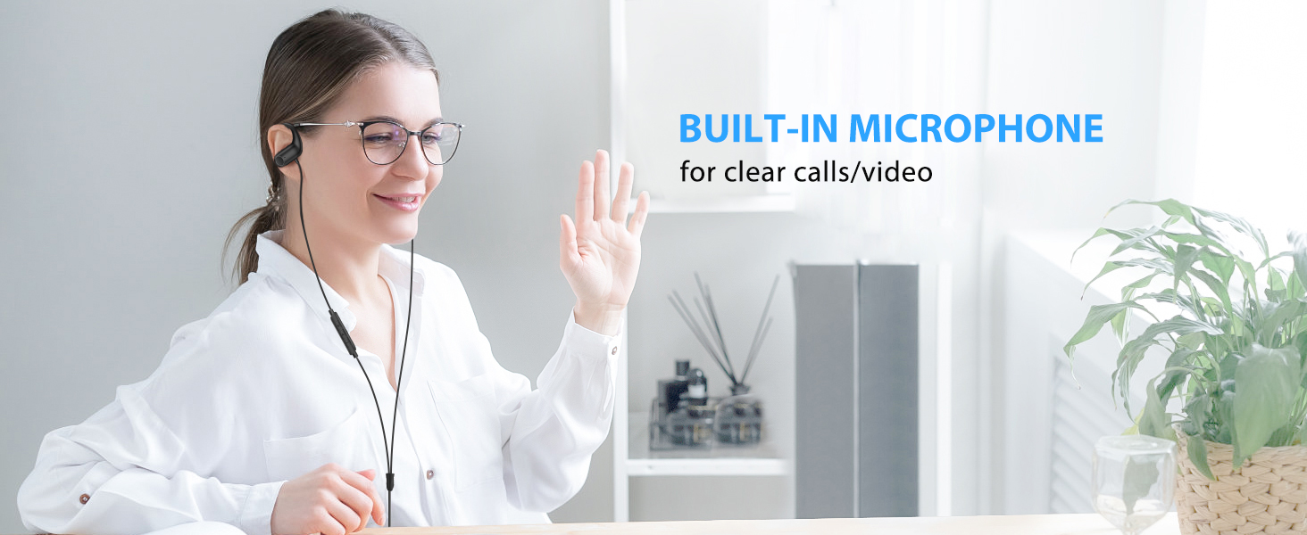 wired earbuds with microphone