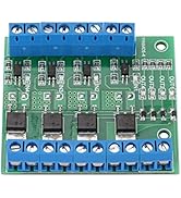Hilitand 4-Channel MOSFET PWM 3-20V to 3.7-27VDC 10A Driver Module PLC Amplifier