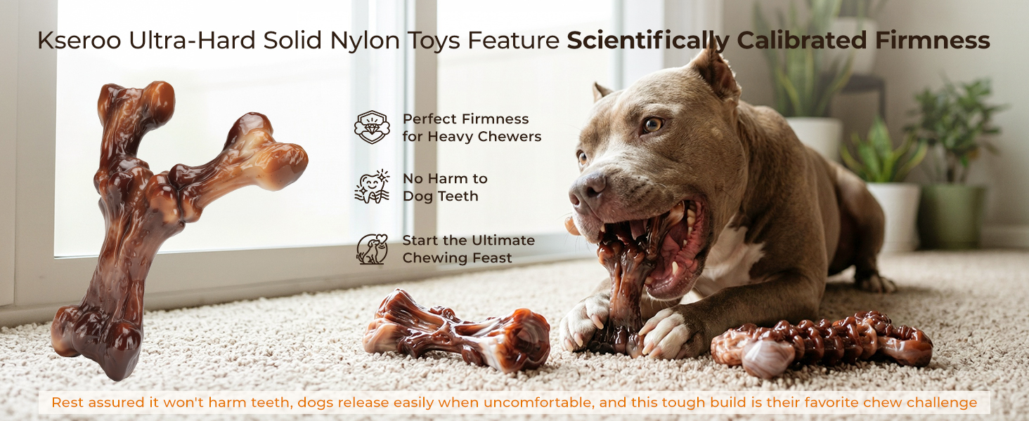 Custom Ultra-Hard Dog Toy, Teeth-Friendly, Perfect Chew Treat