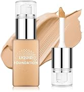 AWCCXMYM Liquid Foundation & Concealer Longwear Full Coverage Foundation with Hydrating Conceals ...