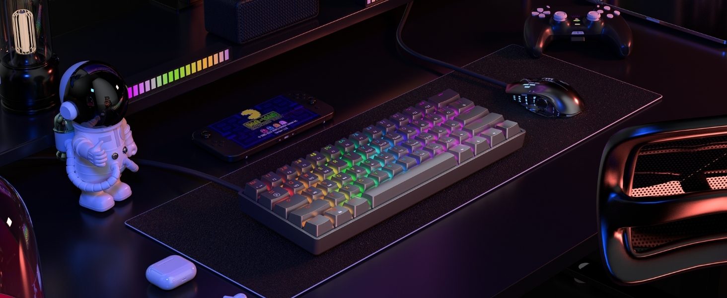 hk gaming gk61v3 v3 gk61 gaming optical keyboard mechanical hotswap fastest clavier tastatur teclado