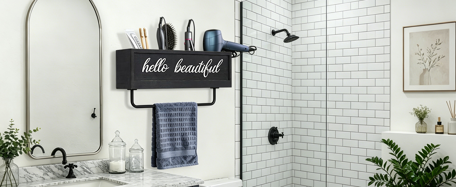 Bathroom Hair Tool Organizer