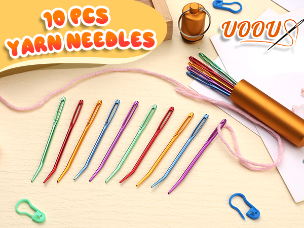 10Pcs Yarn Needles