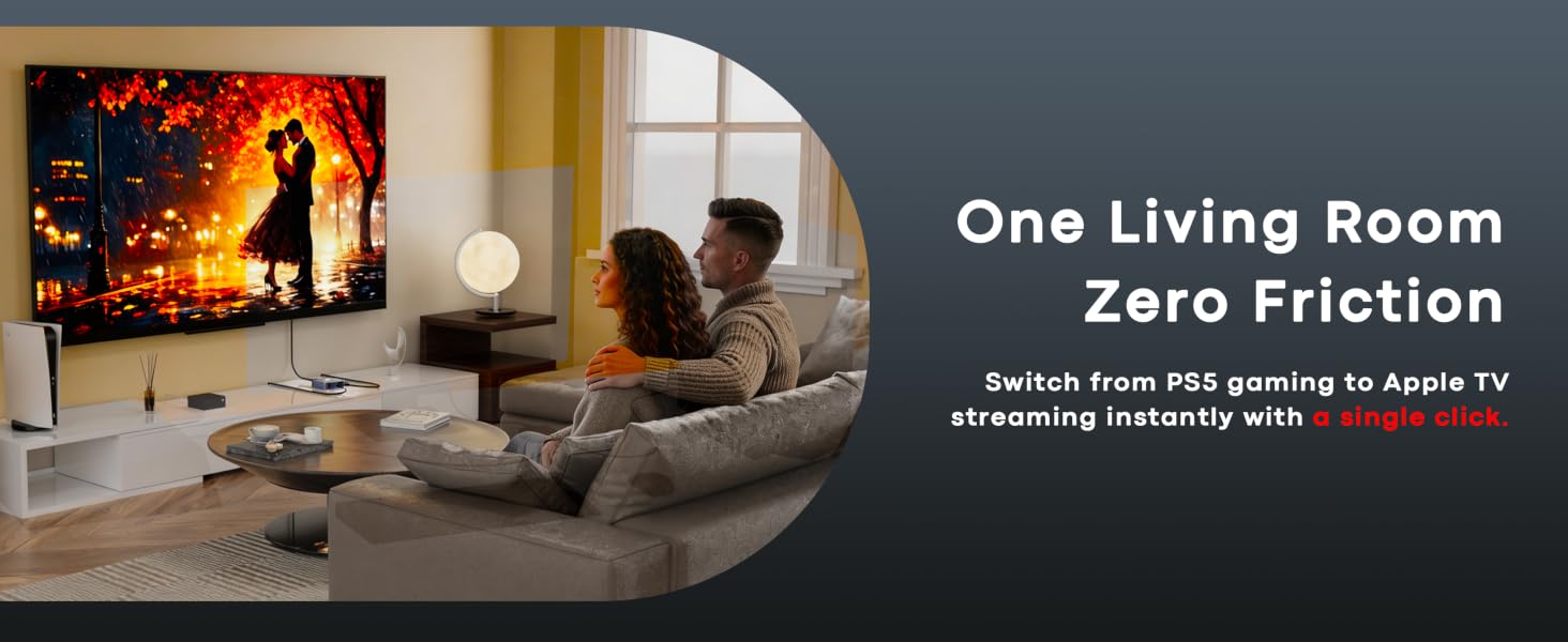 hdmi splitter 2 in 1 out