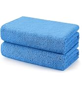 HOMEXCEL Car Drying Towels, 2 Pack Professional Microfiber Towels for Cars, Scratch-Free, Highly ...