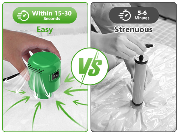 electric pump for vacuum storage bags