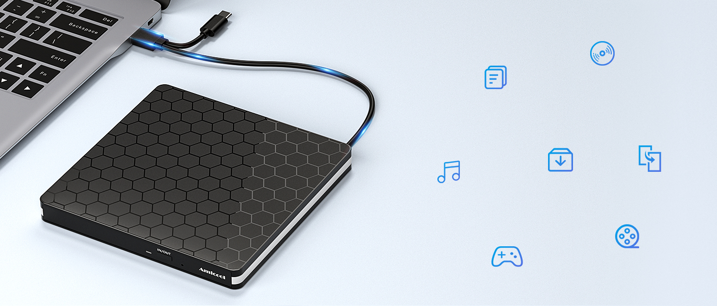 multipurpose external DVD drive