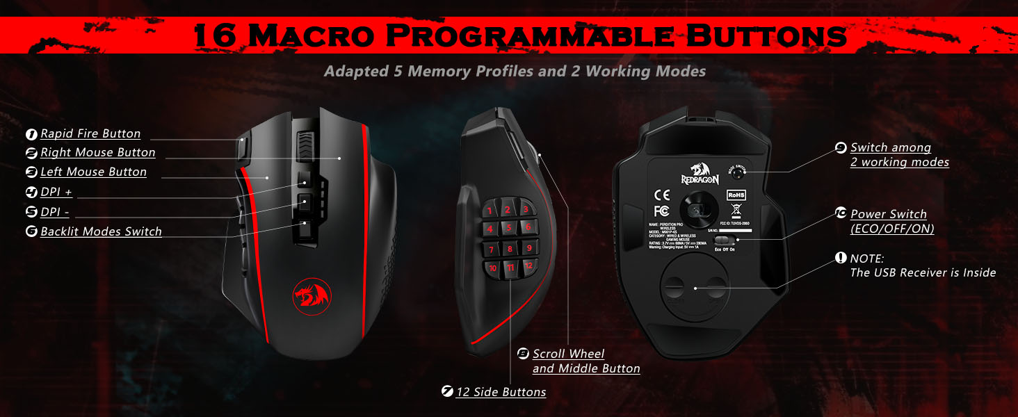 Programmable Gaming Mouse