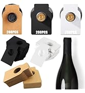 RHBLME 600PCS Kraft Paper Gift Tags, White Black Brown Wine Bottle Tags Wine Bottle Tags Hanging,...